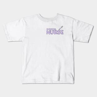 Surgical Nurse Purple Kids T-Shirt